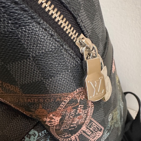 Louis Vuitton Damier Graphite Stamps Discovery Backpack